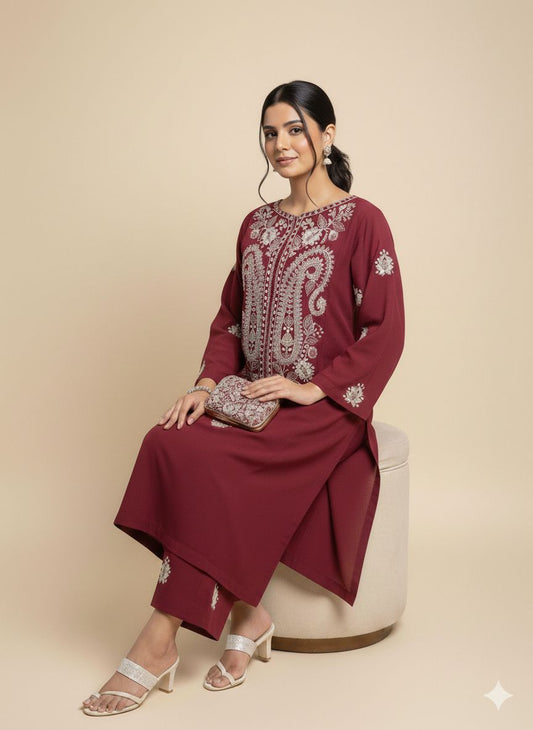 Mehroon 2pc