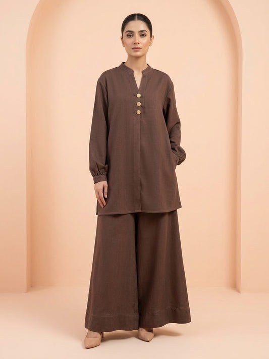 Brown Luxe Co-Ord Set