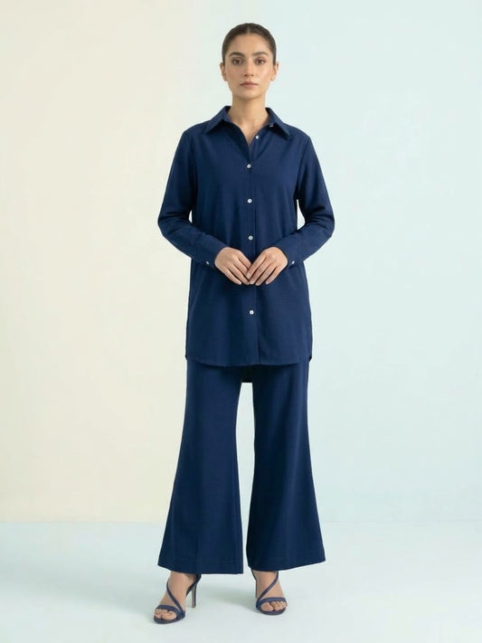 Elegant Navy Blue Co-Ord Set – Effortless Style 💙