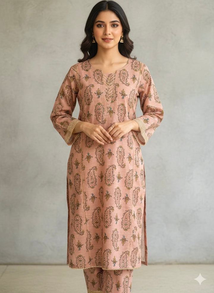 2PC PRINTED DRESS