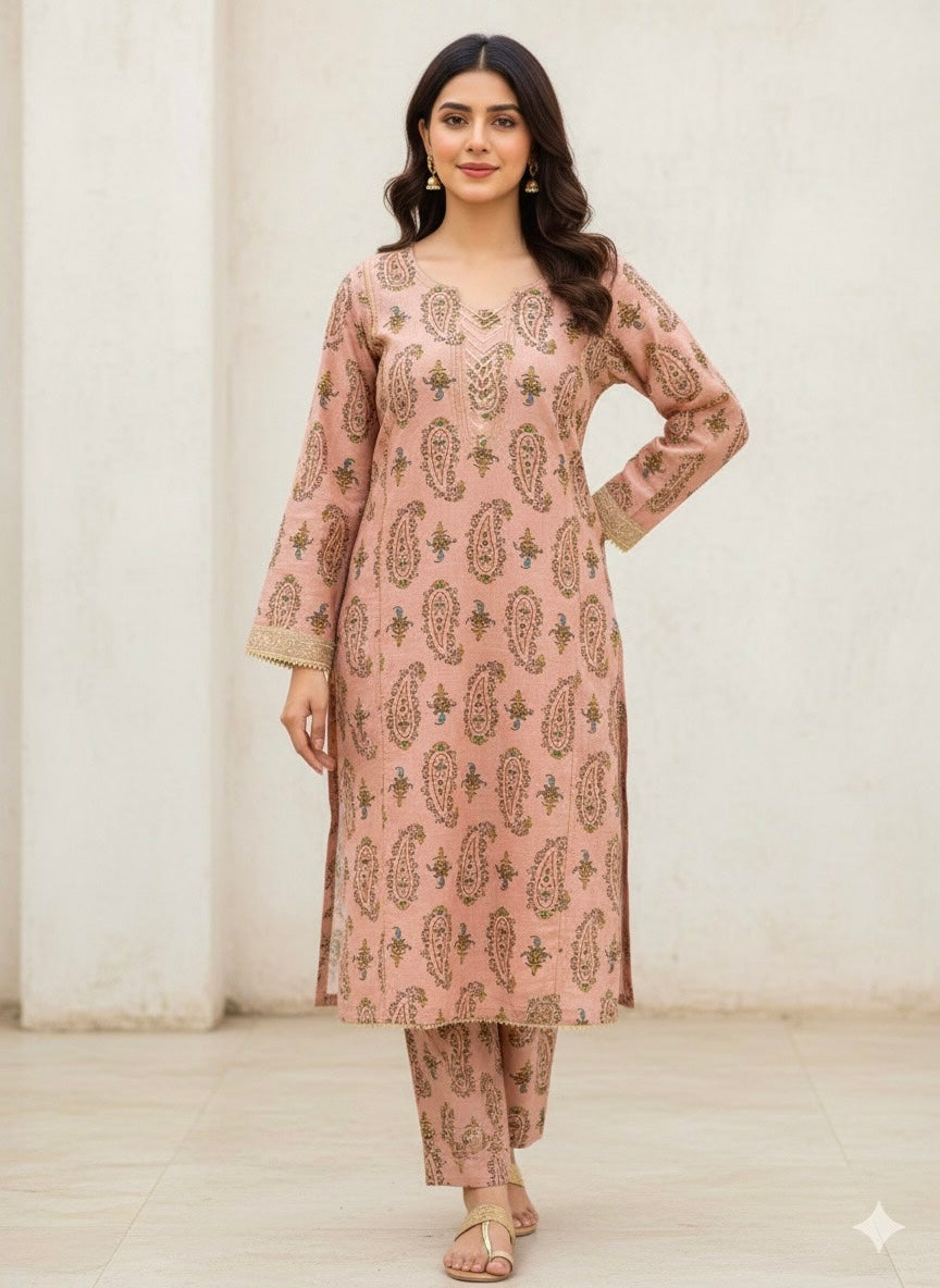 2PC PRINTED DRESS