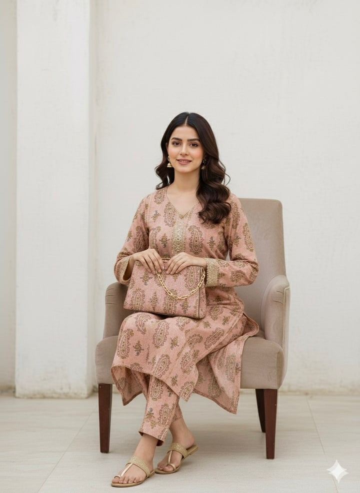 2PC PRINTED DRESS