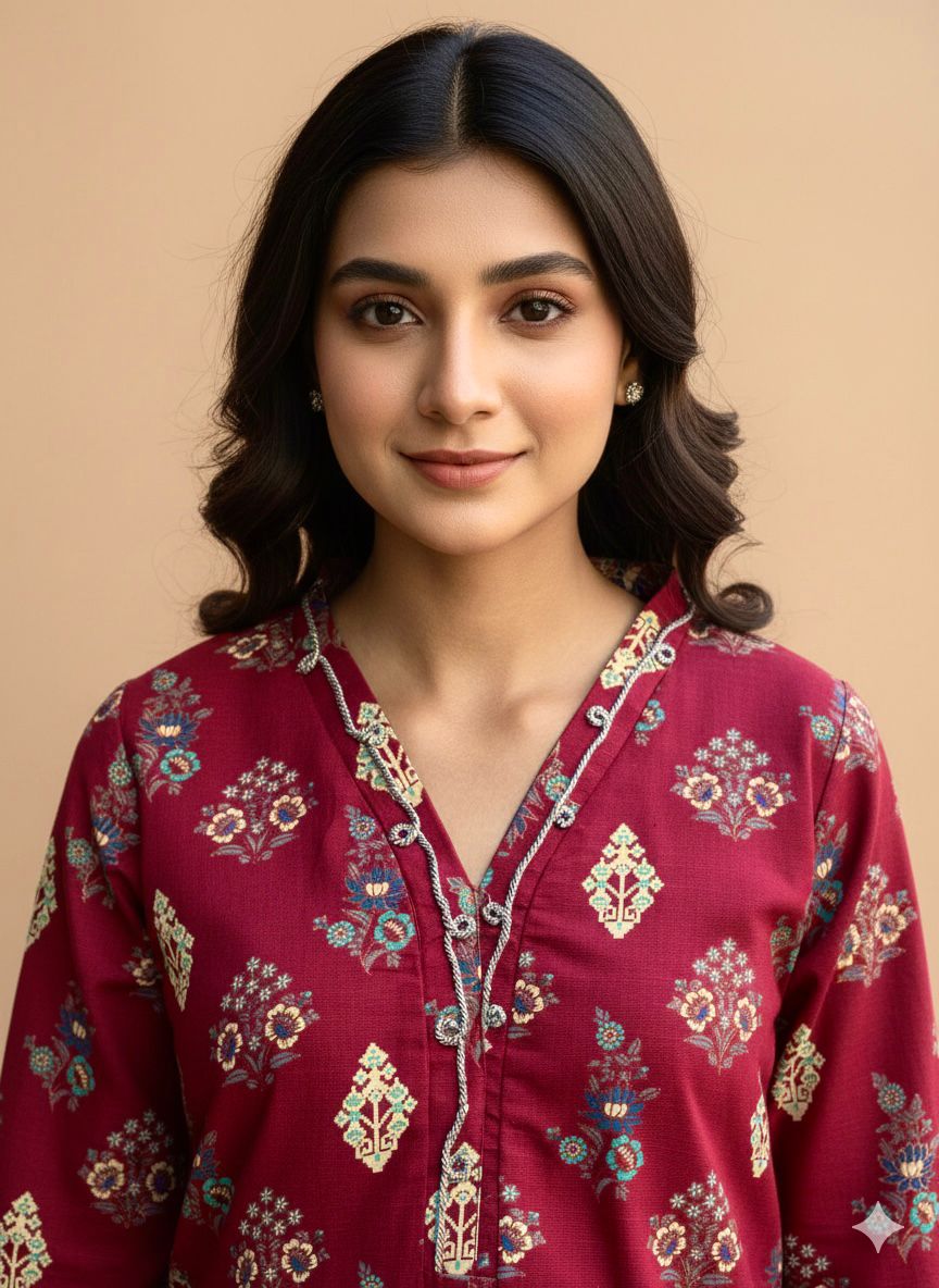 festive mehroon