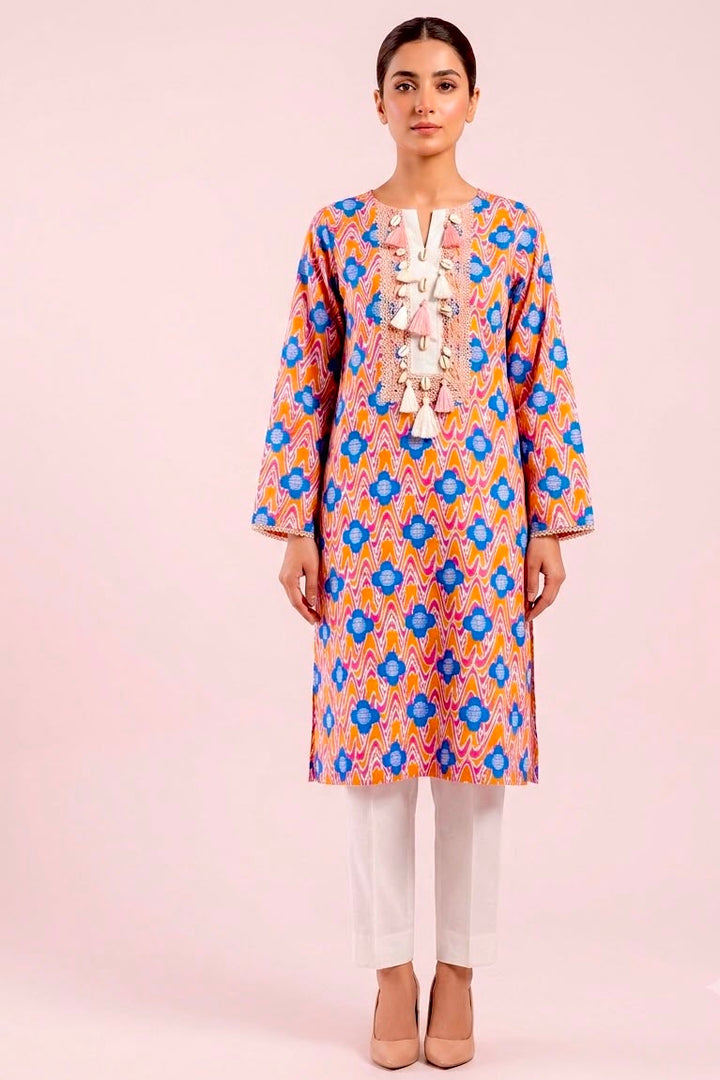 Vibrant Printed Lawn unstitched – Summer Chic 2-Piece Set