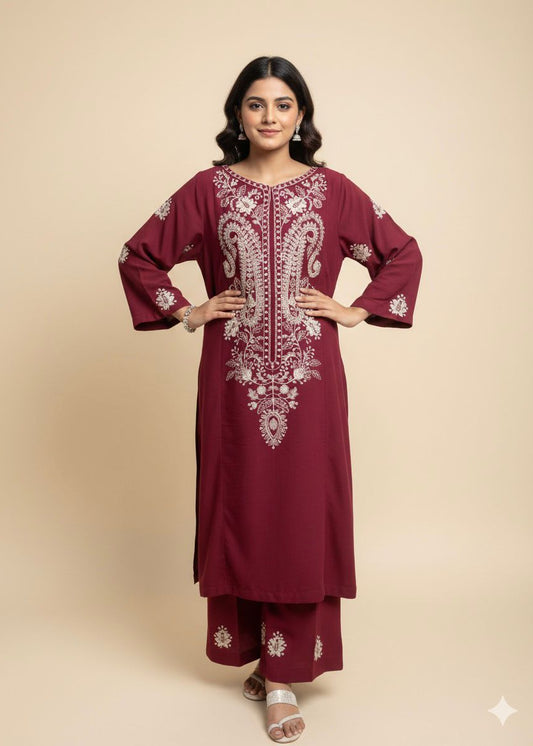 Mehroon 2pc
