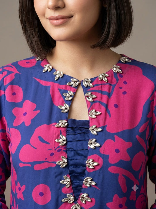 Pink & Blue  2pc